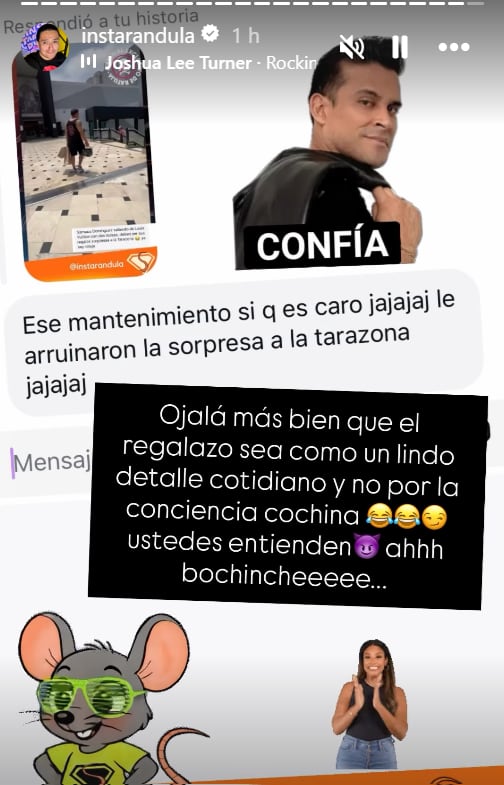 Samuel Suárez se lanza con comentario tras ver a Christian Domínguez con dos compras exclusivas.