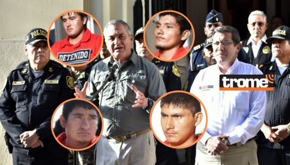 Vicente Romero y Jorge Chávez Cresta presentaron a los hijos de terroristas de Sendero Luminoso que fueron capturados (Foto: Mininter / Composición)