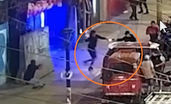 Cámaras registraron ataque contra empresario. (24 Horas)