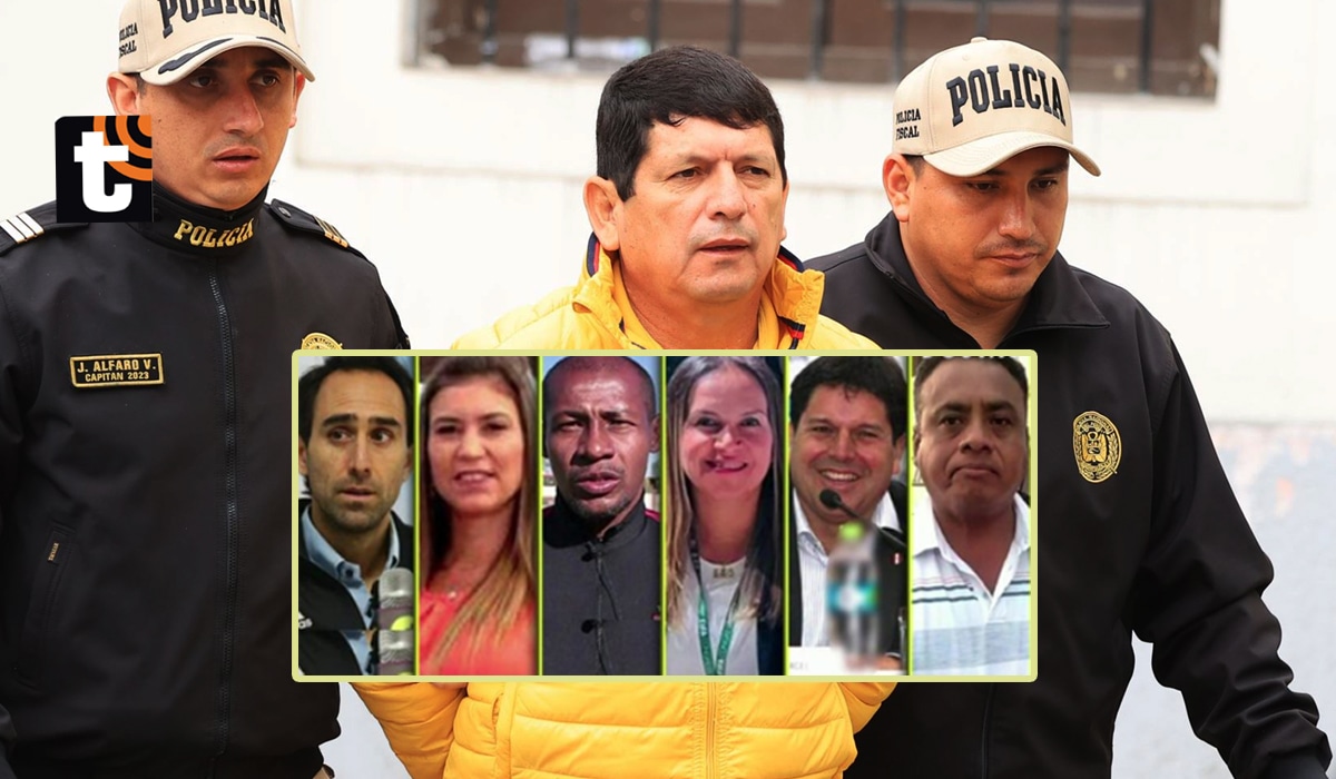 Agustín Lozano y la lista de detenidos. Las investigaciones señalan a otros implicados que aún no han sido detenidos, pero que están bajo la vigilancia de la fiscalía.