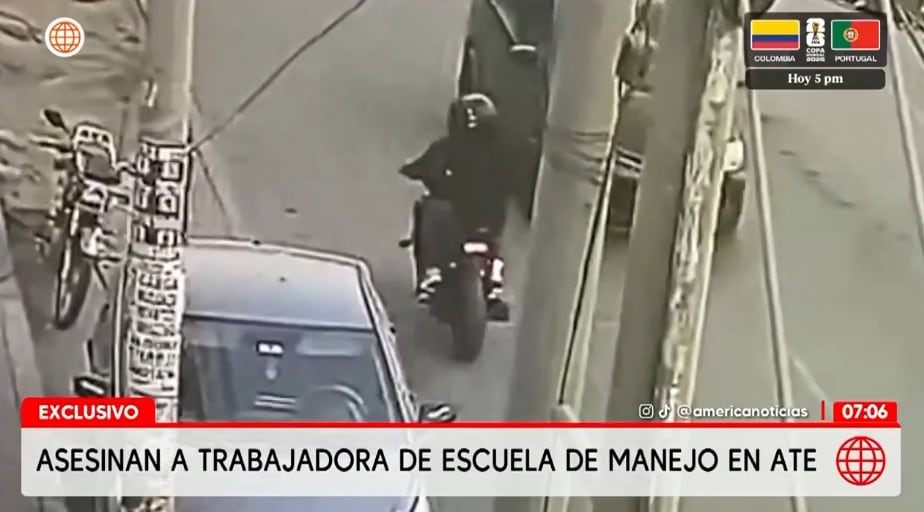 Sicario huyó junto a su cómplica en motocicleta.