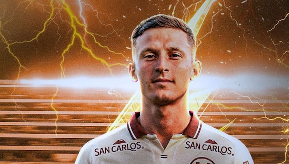 Héctor Fértoli le dedica sus primeras palabras a los hinchas del cuadro crema (Video: @Univeristario)Foto: