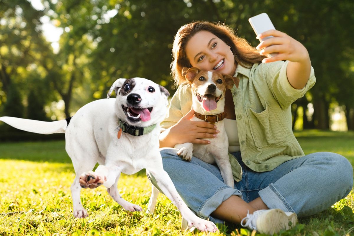 Si tu perro ladra más de lo habitual sin una razón clara, podría estar expresando ansiedad o incomodidad. Foto: Composición / iStock.
