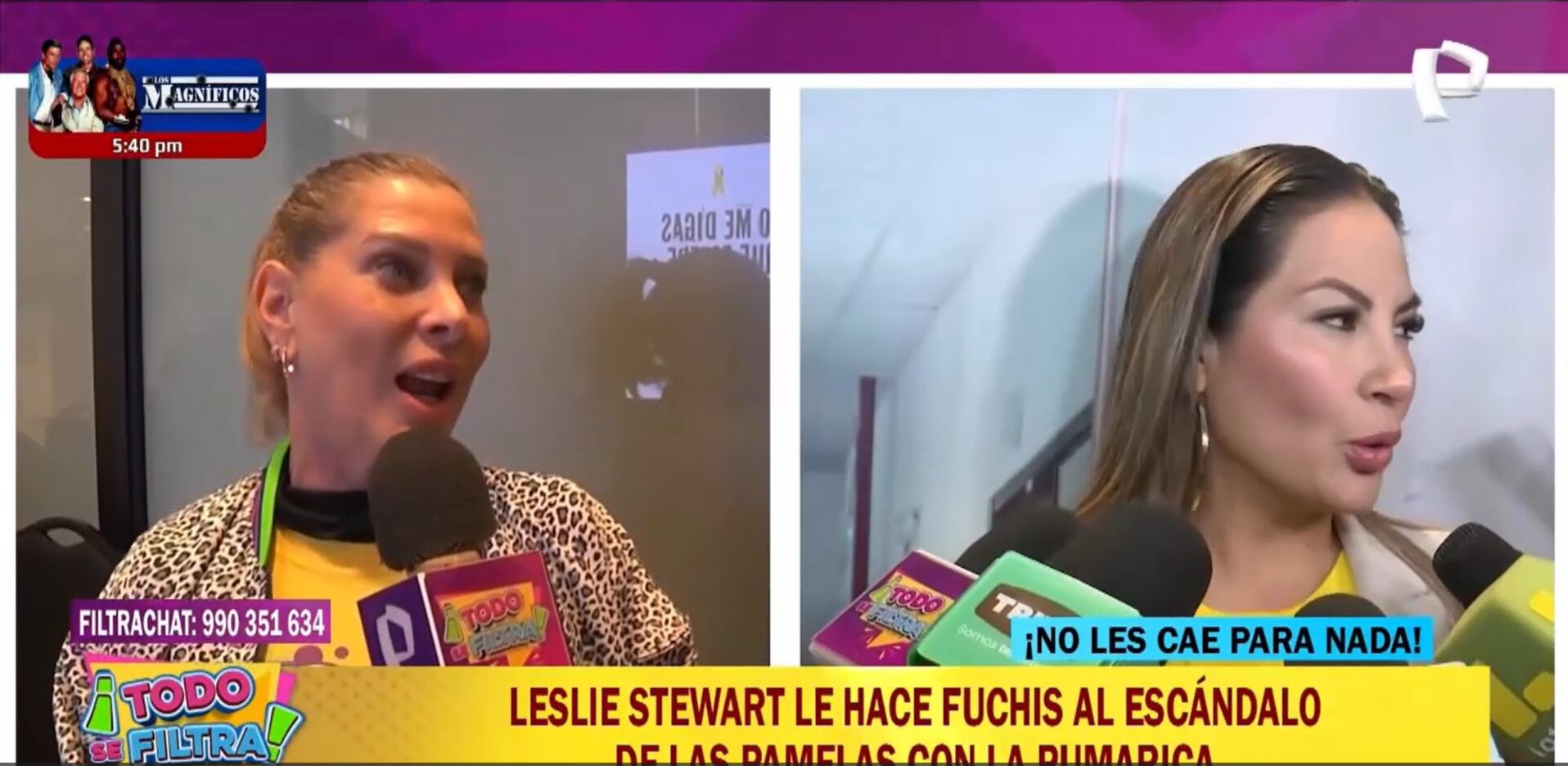 Leslie Stewart comenta sobre la popularidad de la trujillana. (Foto: Todo se filtra)