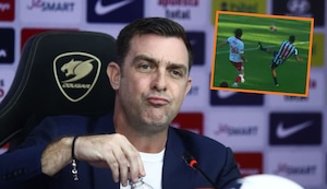 Pablo Guede se pronunció por guapeada a Sergio Peña: “Jamás me voy a enojar con un futbolista en un partido” | VIDEO