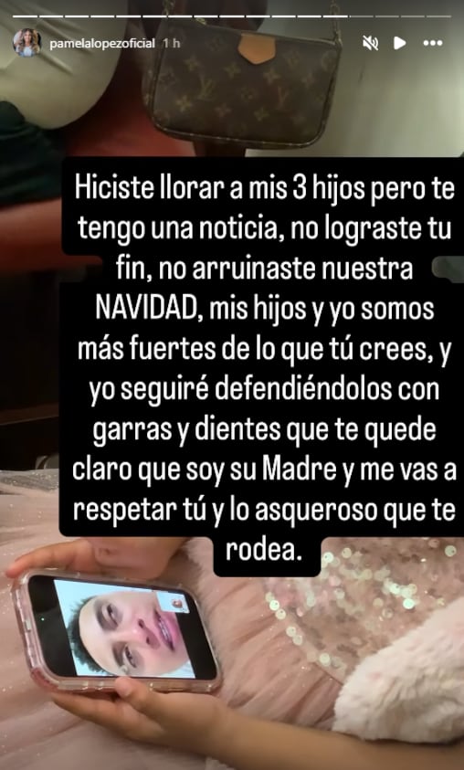 Trujillana expone nueva pelea con Christian Cueva. (Instagram: @pamelalopezoficial)