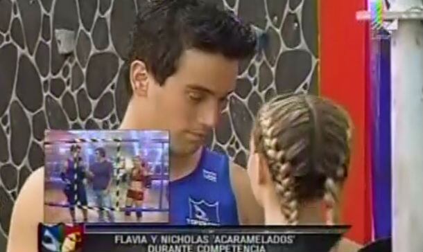 Flavia Laos y Nicholas Wenzel en el programa "Reto de Campeones" (Foto: Latina)