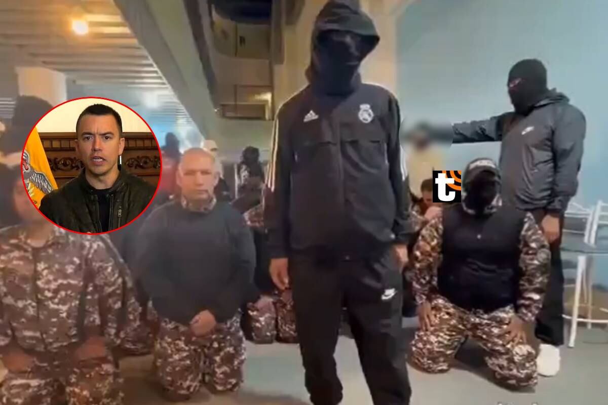 Criminales secuestraron a policías en centros penitenciarios tras declaratoria de estado de excepción en Ecuador.