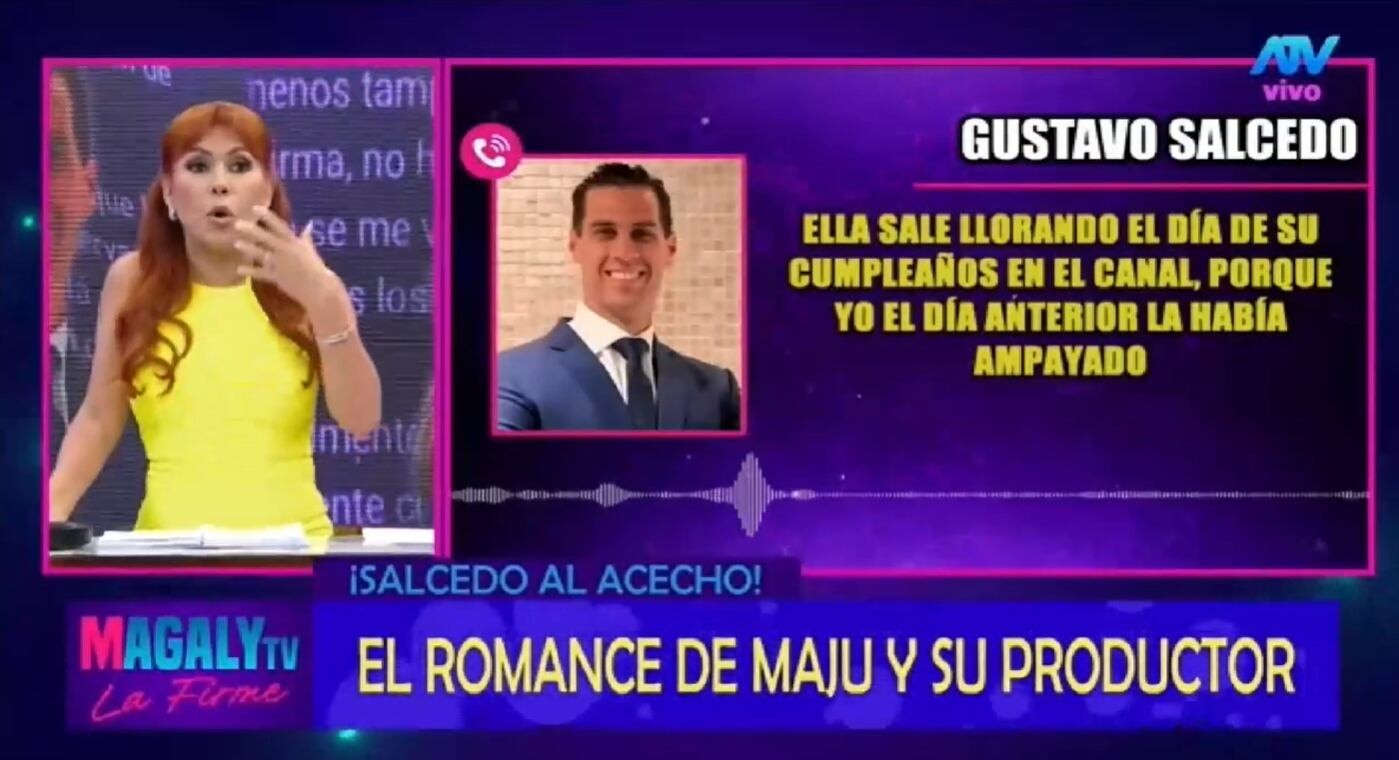 Gustavo Salcedo explica por qué Maju Mantilla lloró en 'Arriba mi gente' en su cumpleaños.