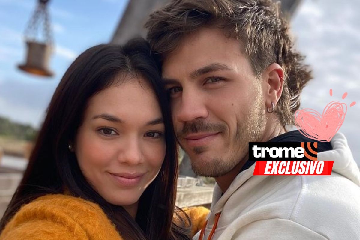 Jazmín Pinedo como ‘quinceañera’ con su novio Pedro Araujo