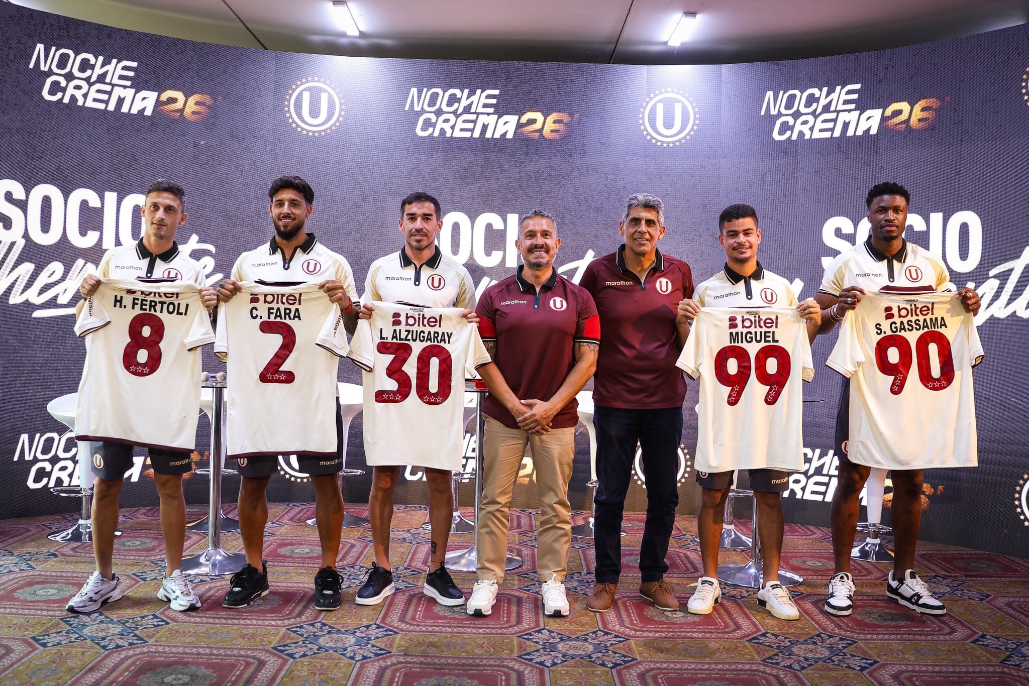 Los cinco refuerzos extranjeros de Universitario de Deportes para este 2026.