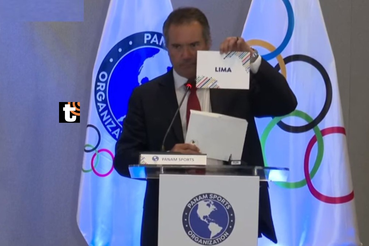 El presidente de Panam Sports, Neven Ilic, anunció a Lima como sede ganadora.
