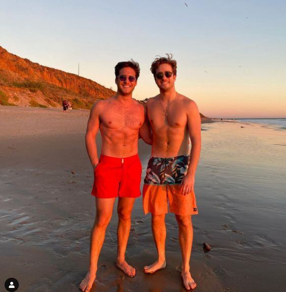 Diego Boneta volvió a sorprender a sus fans con una foto al lado de su hermano Santiago (Foto: Instagram/ Diego Boneta)