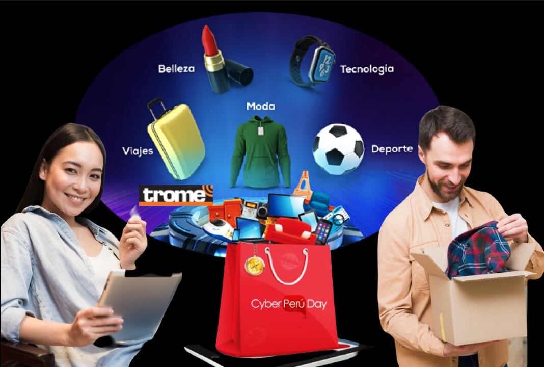 Diversas ofertas traen las campañas Cyber y también consumidores más cautos que comparan ofertas. (Cyber Days / Compos. Isabel Medina /Trome).