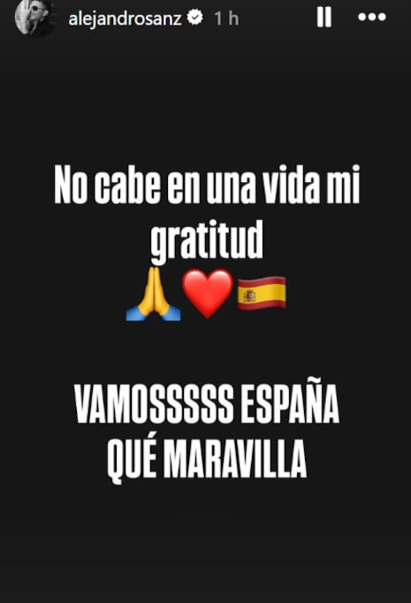 Alejandro Sanz emocionado con la victoria de la selección de España en la Copa de Mundo 2026.