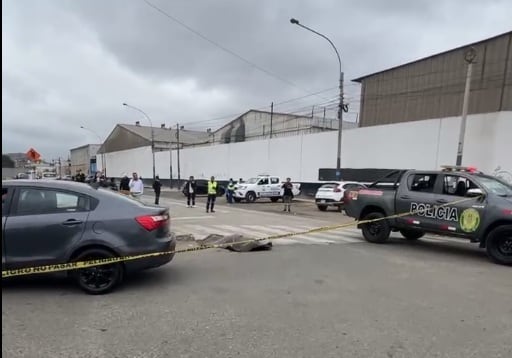 Crimen ocurrió a pocos metros de la sede del Gobierno Regional del Callao. (Captura Tv)