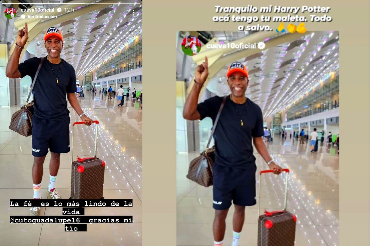 Christian Cueva agradeció a Luis Guadalupe el favor (Foto: @cutoguadalupe)