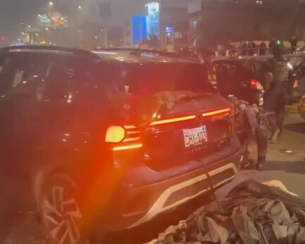 Balacera en la Vía Expresa