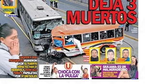 CORRELÓN DEJA 3 MUERTOS