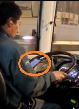 Imagen fue captada por un pasajero. (@francitoperu)