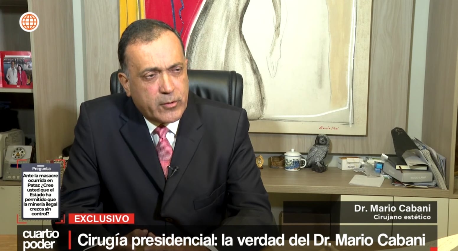 Médico Mario Cabani niega que las operaciones hayan sido como sacarle una muela, sino con cierto riesgo.