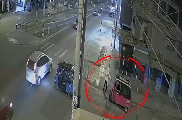 Impactantes imágenes de crimen. (Captura 24 Horas)