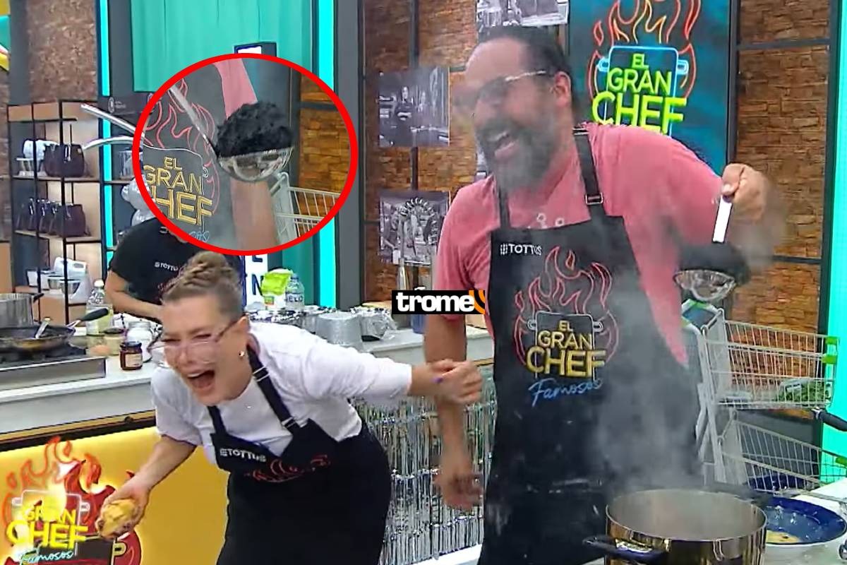 El "Loco" Wagner carbonizó su papa rellena en "El Gran Chef Famosos". Foto: Latina
