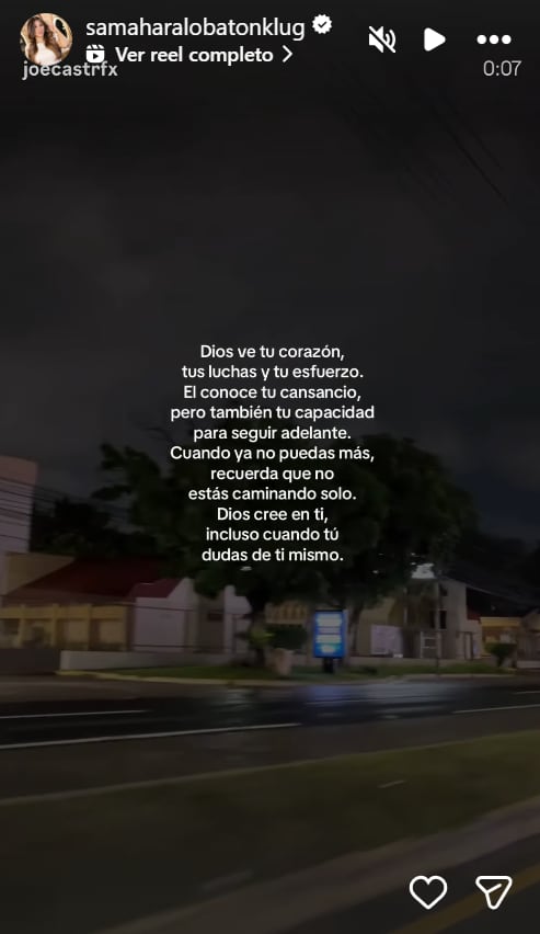 Samahara Lobatón lanza mensaje mientras su madre Melissa Klug dice que fue bloqueada en sus redes.