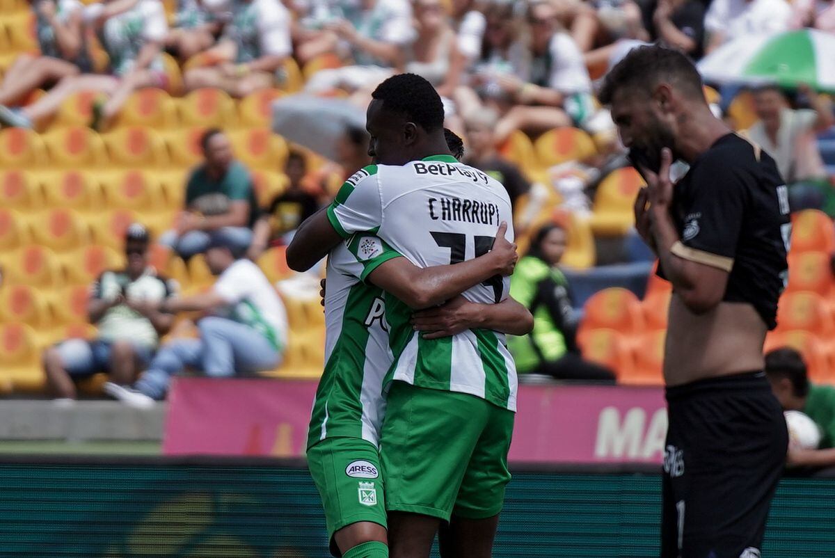 Alianza Lima tuvo varios errores defensivos ante el 'verde paisa' (Foto: Atlético Nacional)