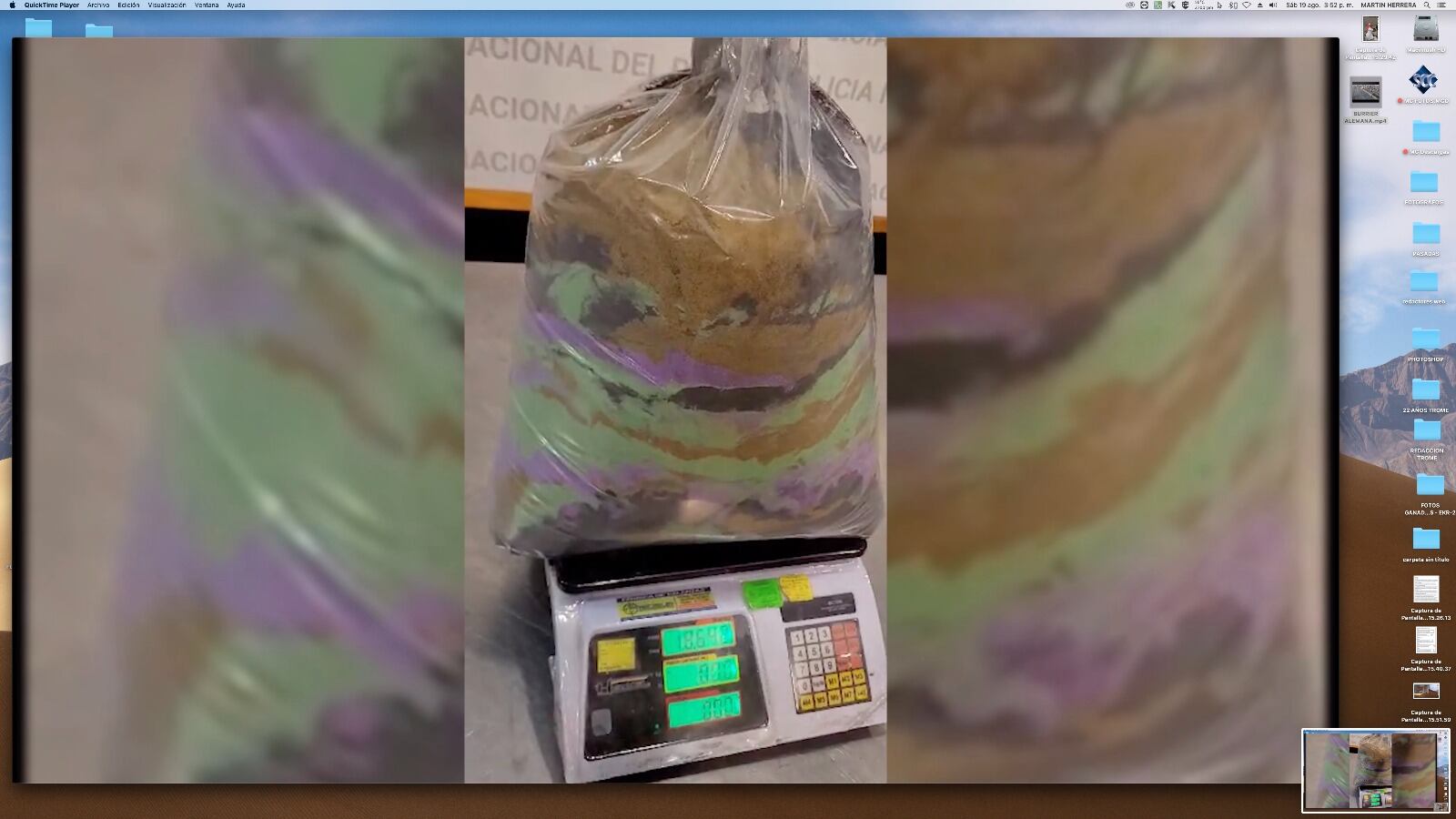 Todo quedó incautado por la Policía.