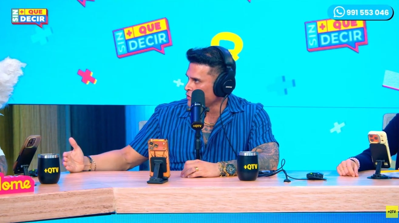 Christian Domínguez en 'Sin +que decir'.