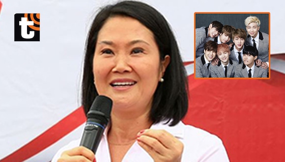 TROME - Keiko Fujimori promete recibir a BTS en Palacio de Gobierno
