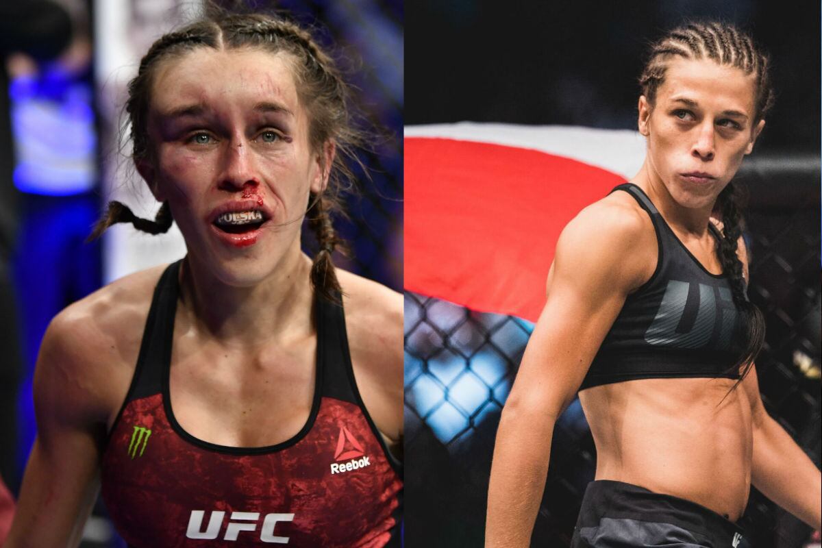 Impactante imagen de cómo quedó el rostro de Joanna Jedrzejczyk. (Redes sociales)