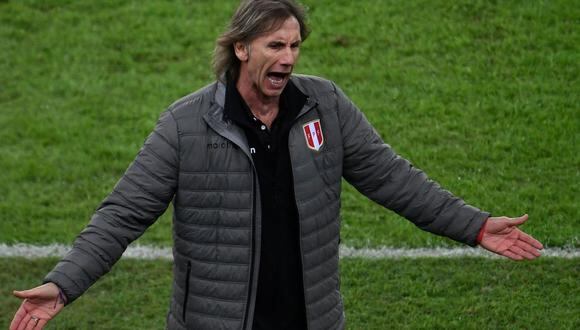 Ricardo Gareca se mostró preocupado por el desempeño de la 'Bicolor'. (Foto: AFP)