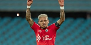 Carlos Garcés marcó el agónico gol del empate de Cienciano en Uruguay. Foto: Prensa Club