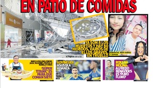 TODA UNA FAMILIA MURIÓ EN PATIO DE COMIDAS