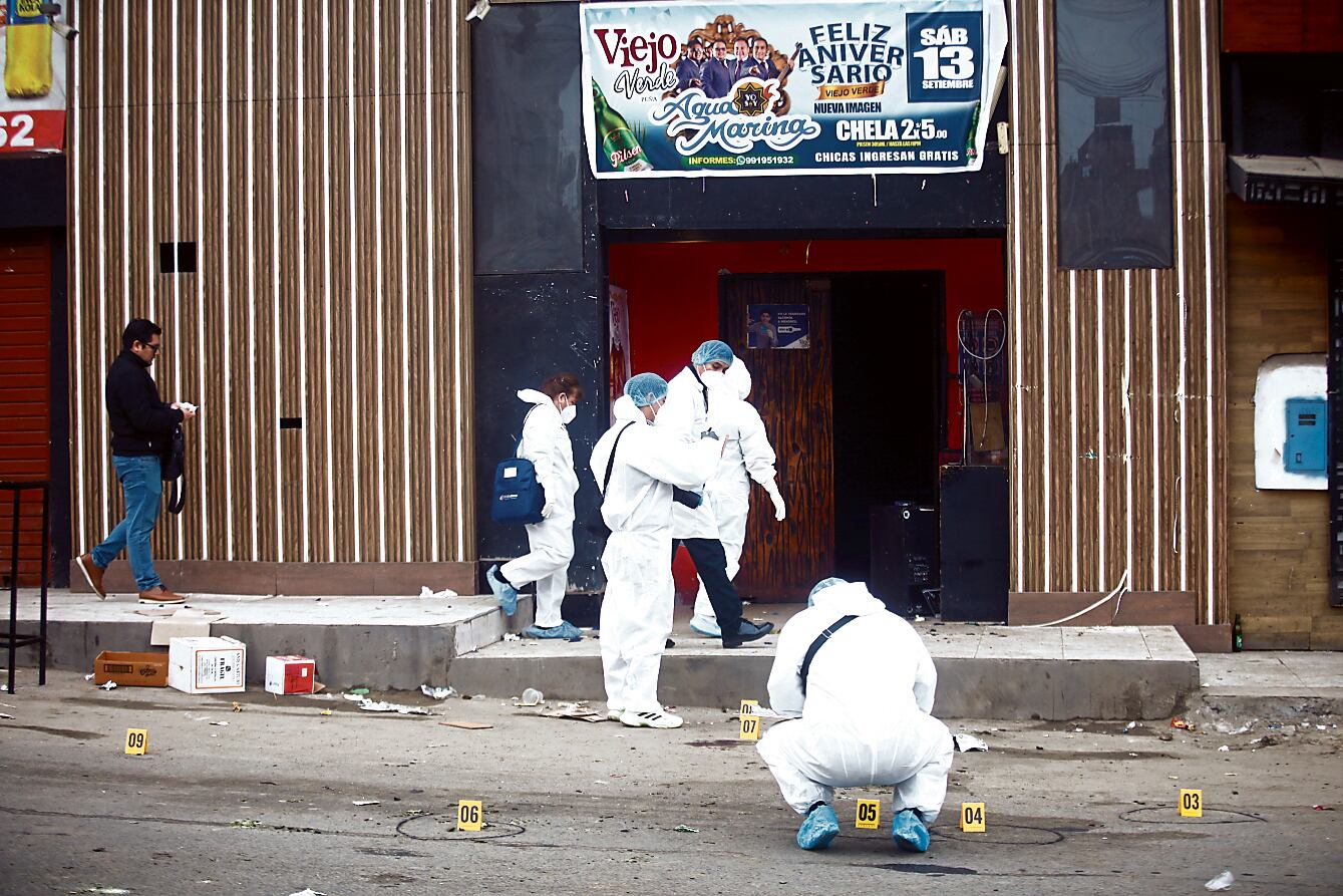 La discoteca peña "Viejo Verde”, en San Juan de Lurigancho, fue escenario de balacera que dejó dos muertos. Foto: Diario El Comercio. Todos los derechos reservados.
