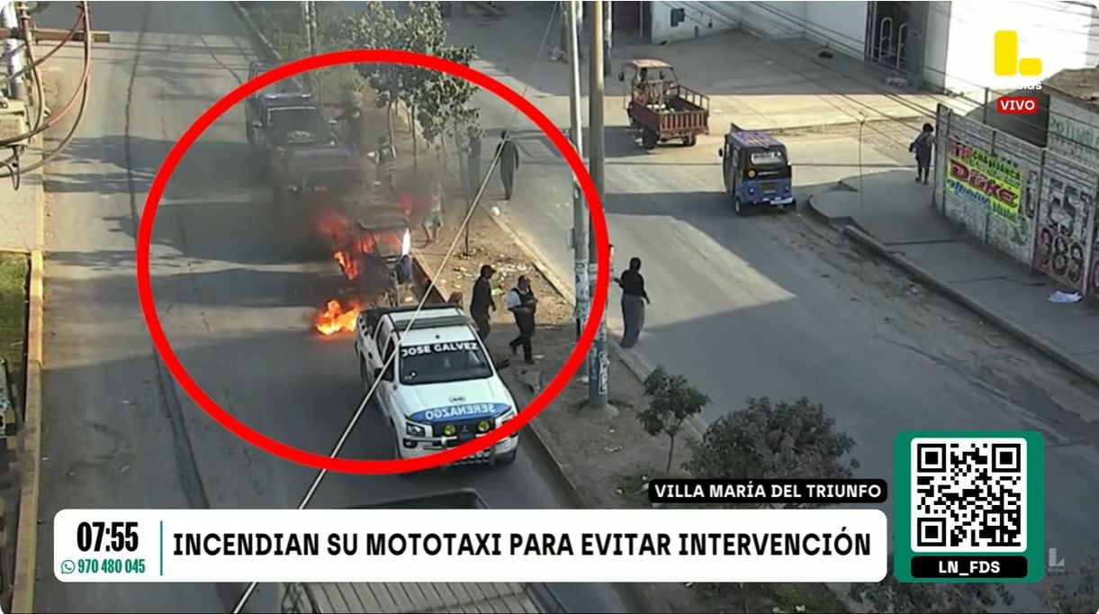 Así impidieron que confisquen su vehículo. Foto: Latina
