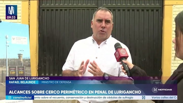 Ministro Rafael Belaunde explicó su estrategia a los medios (Foto: Canal N)