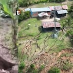 Falla geológica hunde caserío en San José de Sisa