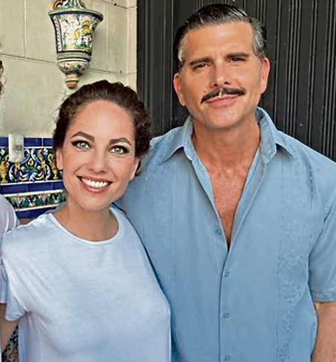 Christian Meier y Bárbara Mori