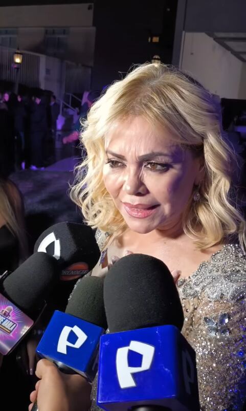 La conductora brindó sus primeras declaraciones a la prensa. (Fuente: Panamericana TV