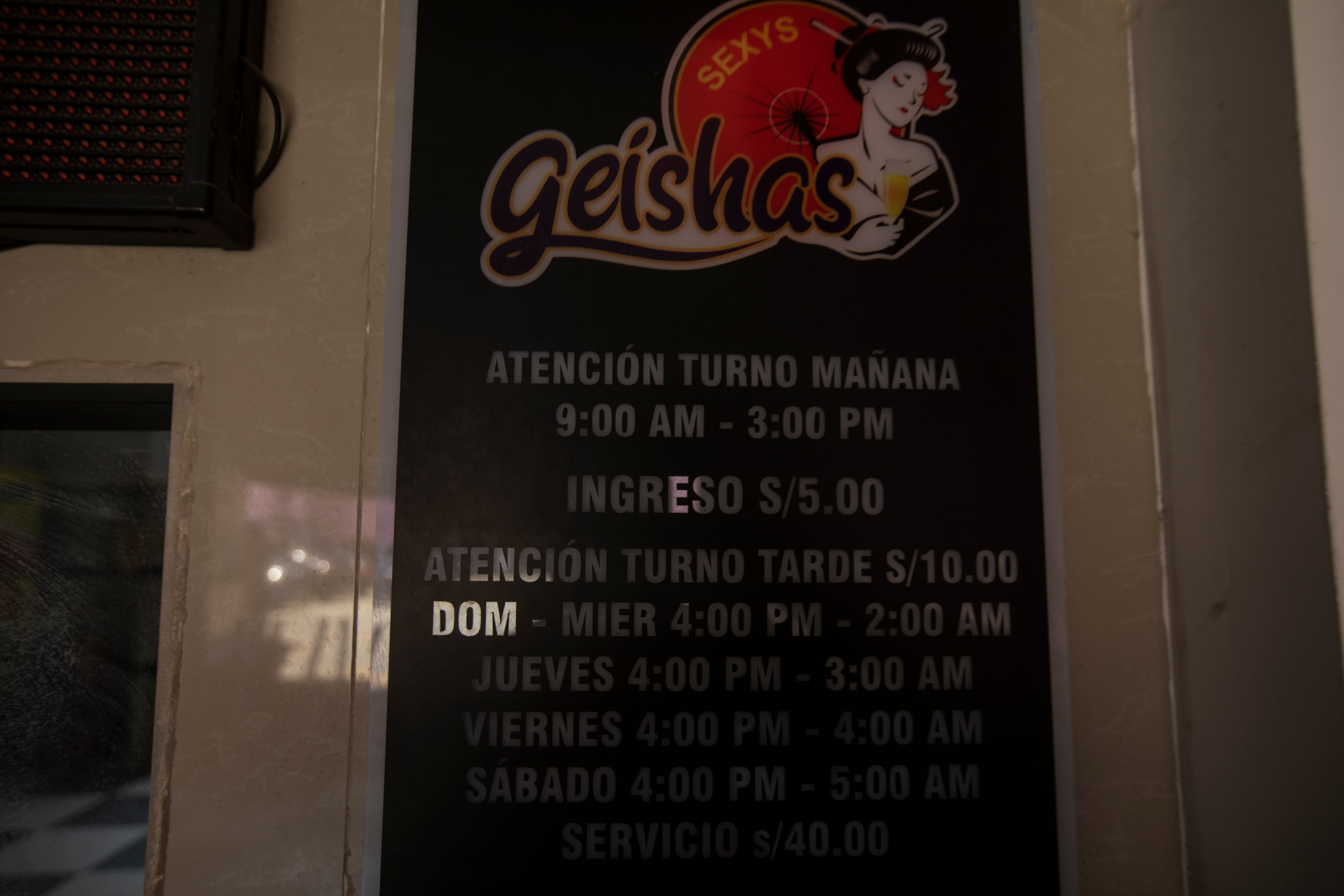La casa de citas 'Las Geishas' tenía en planilla más de 60 trabajadores, entre personal administrativo y operativo. | Foto: José Rojas Bashe.