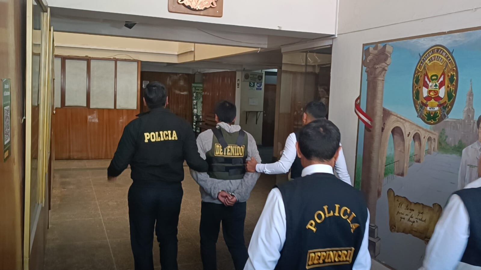 Jesús fue dispuesto a la Policía para las investigaciones correspondientes. Foto: Difusión.