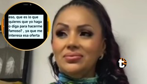 Paloma de la Guaracha expone chats con brujo: “¿Qué quieres que diga para hacerme famoso?”