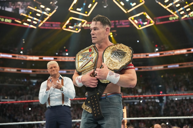 Emotiva despedida de John Cena de los rings. (WWE Corp)