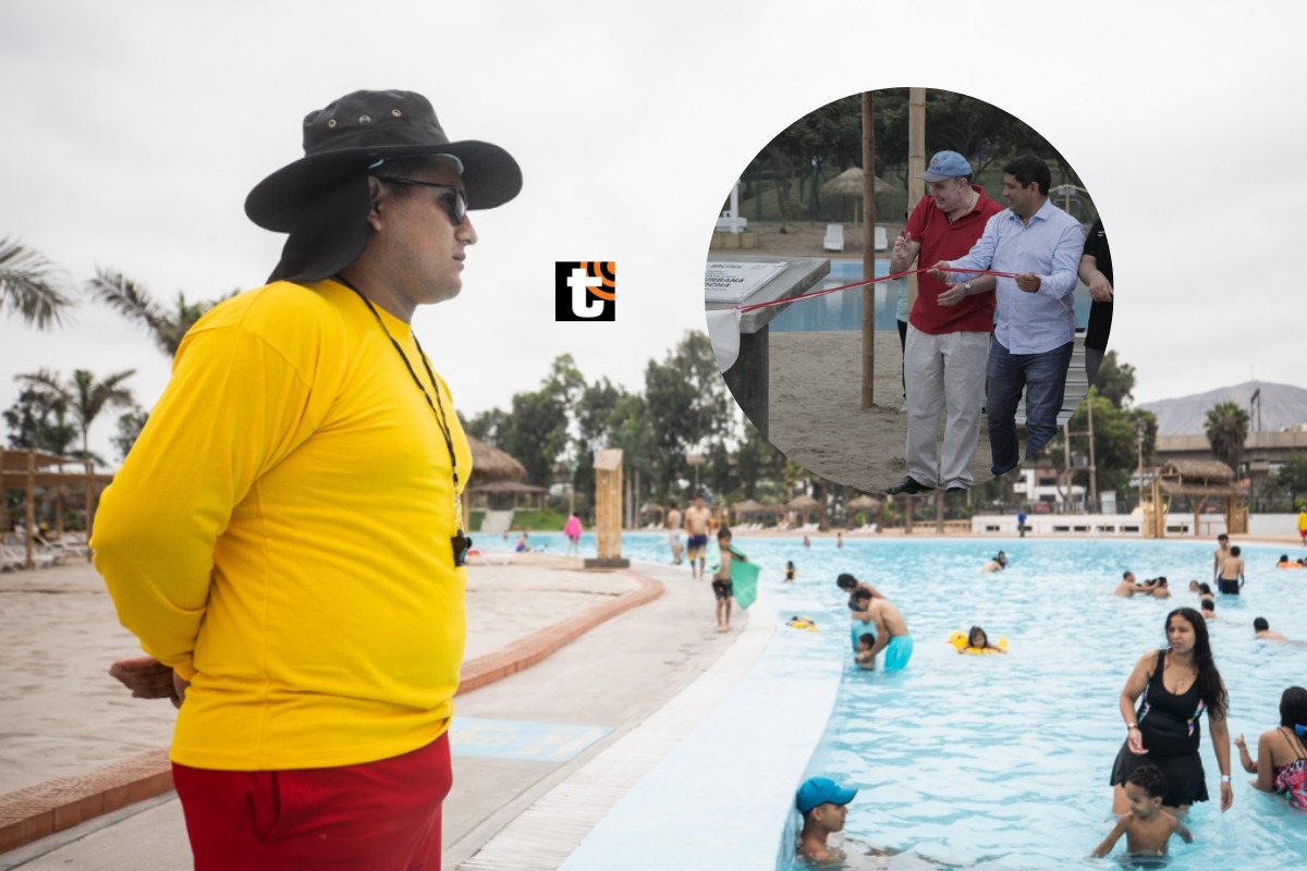 La playa fue inaugurada por López Aliaga en marzo de 2023 con bombos y platillos.