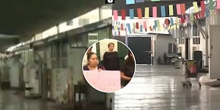 Denuncian que niños en Santa Anita llevan 10 años estudiando en losas deportivas.
