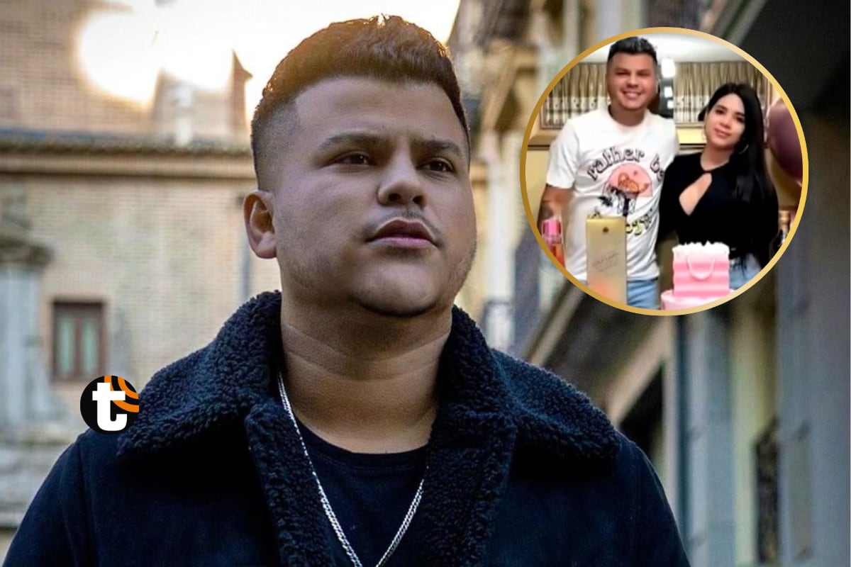 Jeinson Manuel y su esposa