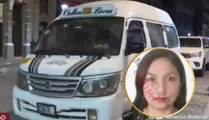 Callao: Delincuentes balean combi llena de pasajeros y matan a mujer de 45 años